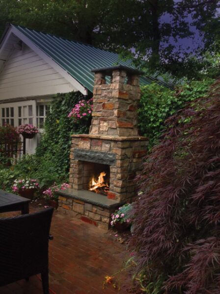 Masonry Fireplace Mason-Lite Outdoor Fireplace Kits - Image 3