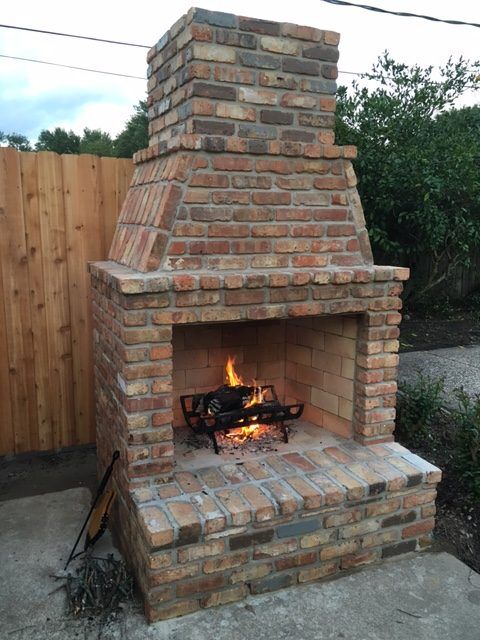 Masonry Fireplace Mason-Lite Outdoor Fireplace Kits - Image 22