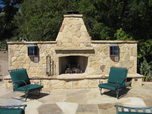 Masonry Fireplace Mason-Lite Outdoor Fireplace Kits - Image 6