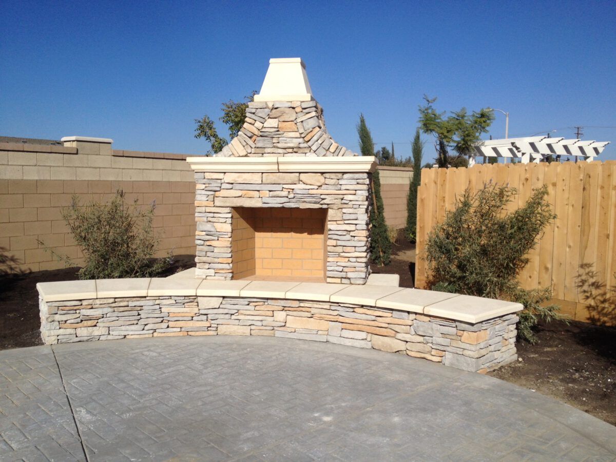 Masonry Fireplace Mason-Lite Outdoor Fireplace Kits - Image 23