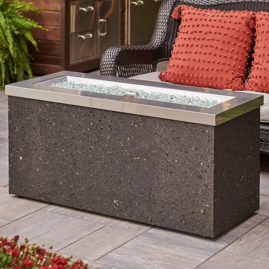 The Outdoor Great Room Key Largo Linear Gas Fire Pit Table - Image 4
