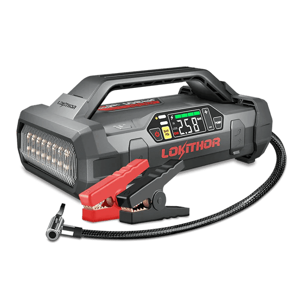 LOKITHOR JA301 Jump Starter with Air Compressor 2000Amp - Image 2
