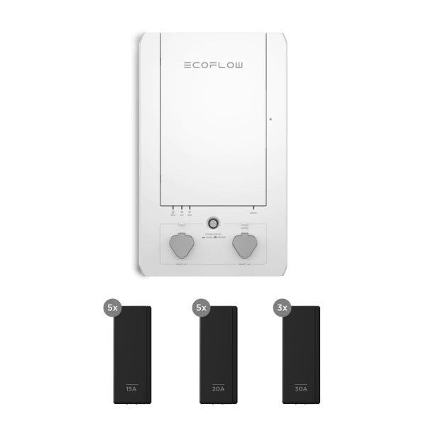 EcoFlow Delta Pro 5x 15A + 5x 20A + 3x 30A Relay Module Smart Home Panel