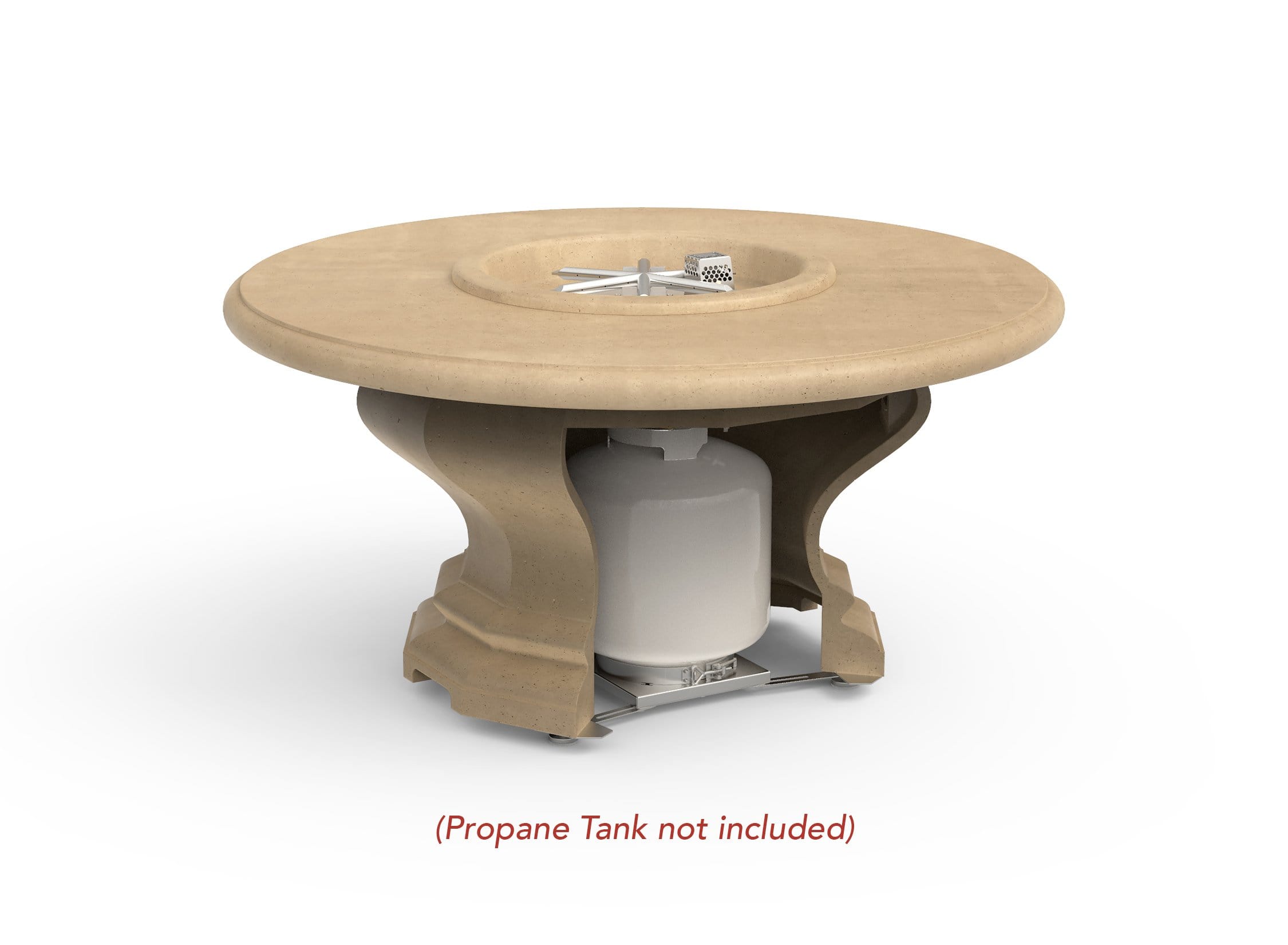 American Fyre Designs 48" Inverted Round Gas Fire Table - Image 3