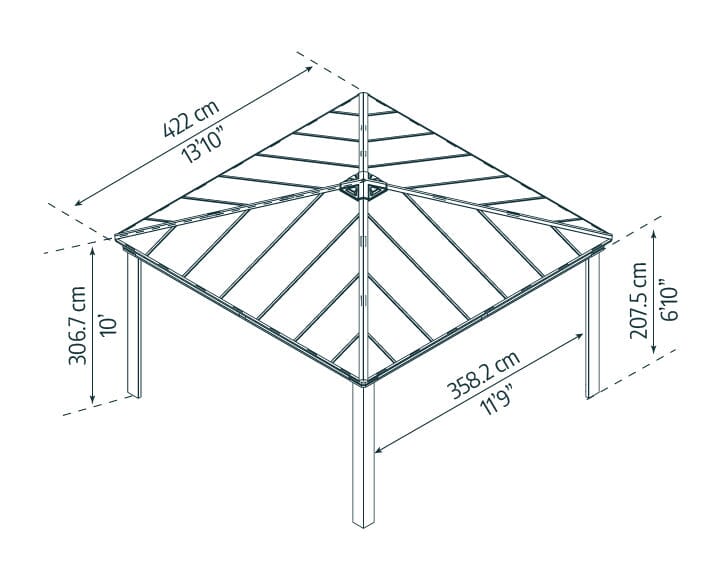 Palram - Canopia | Colorado 14' Carport - Image 10