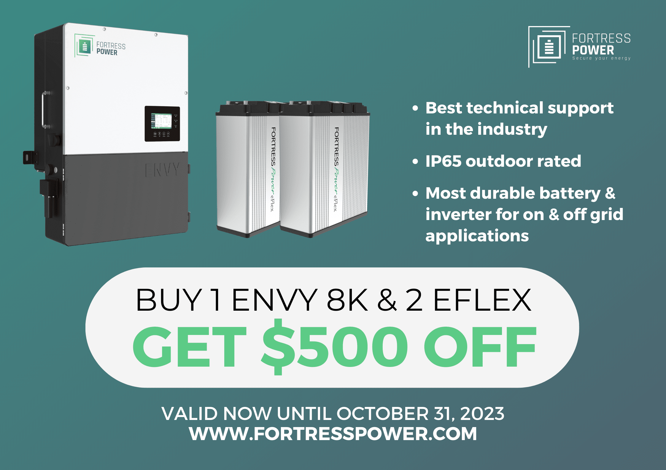 Fortress Power | Envy Inverter 10 KW | 10 Year Warranty - Image 4