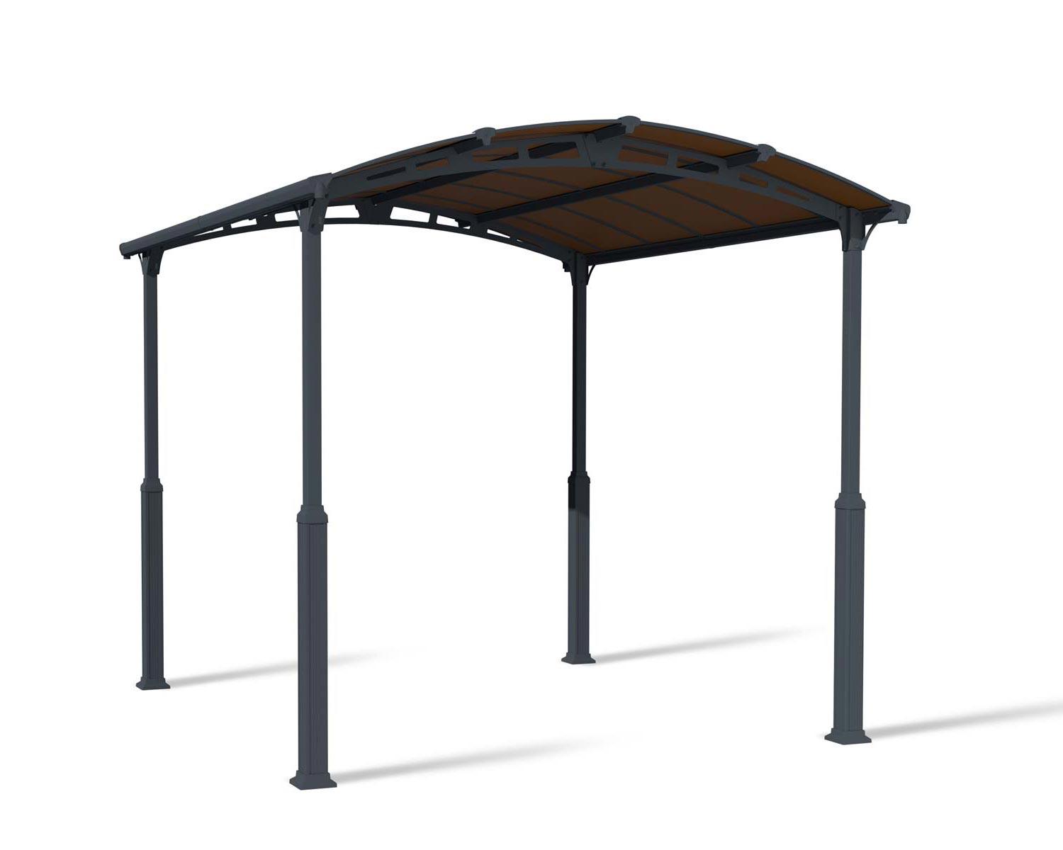 Palram-Canopia | Arcadia Alpine 12 ft. RV Carport Kit - Grey Structure & Twin Wall Panels - Image 11