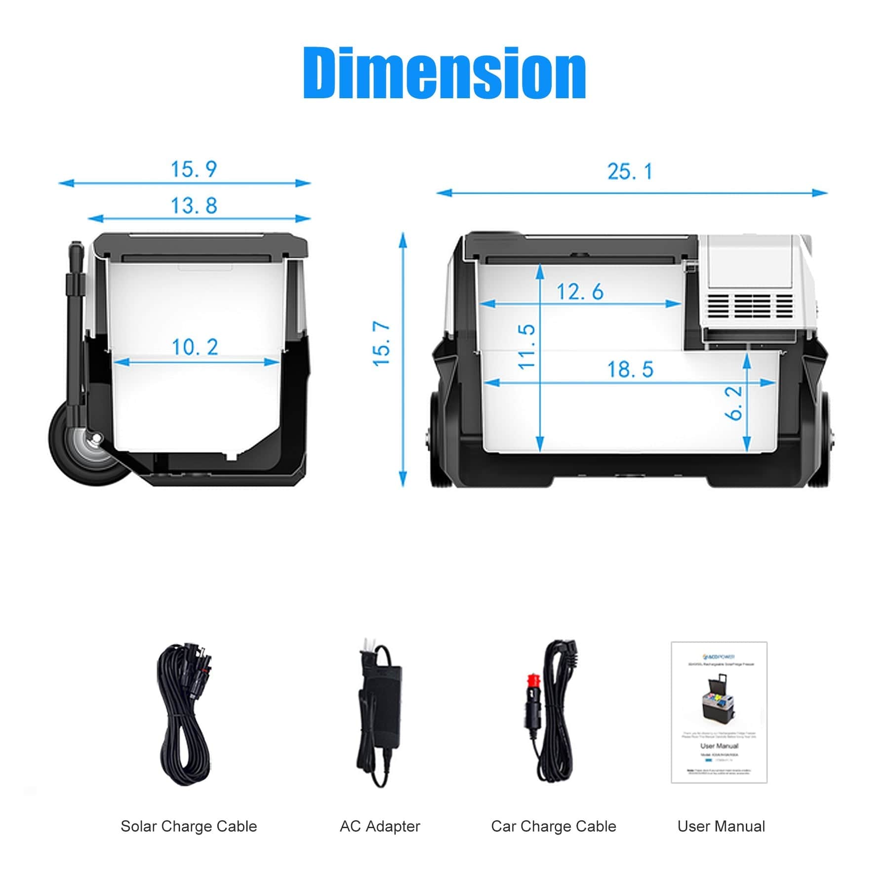 Acopower LiONCooler Pro 32 Quarts Portable Solar Fridge Freezer - Image 4