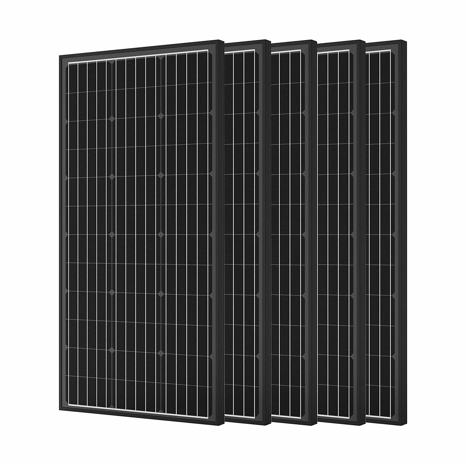 Acopower 5x 100W 12V Monocrystalline Solar Panel
