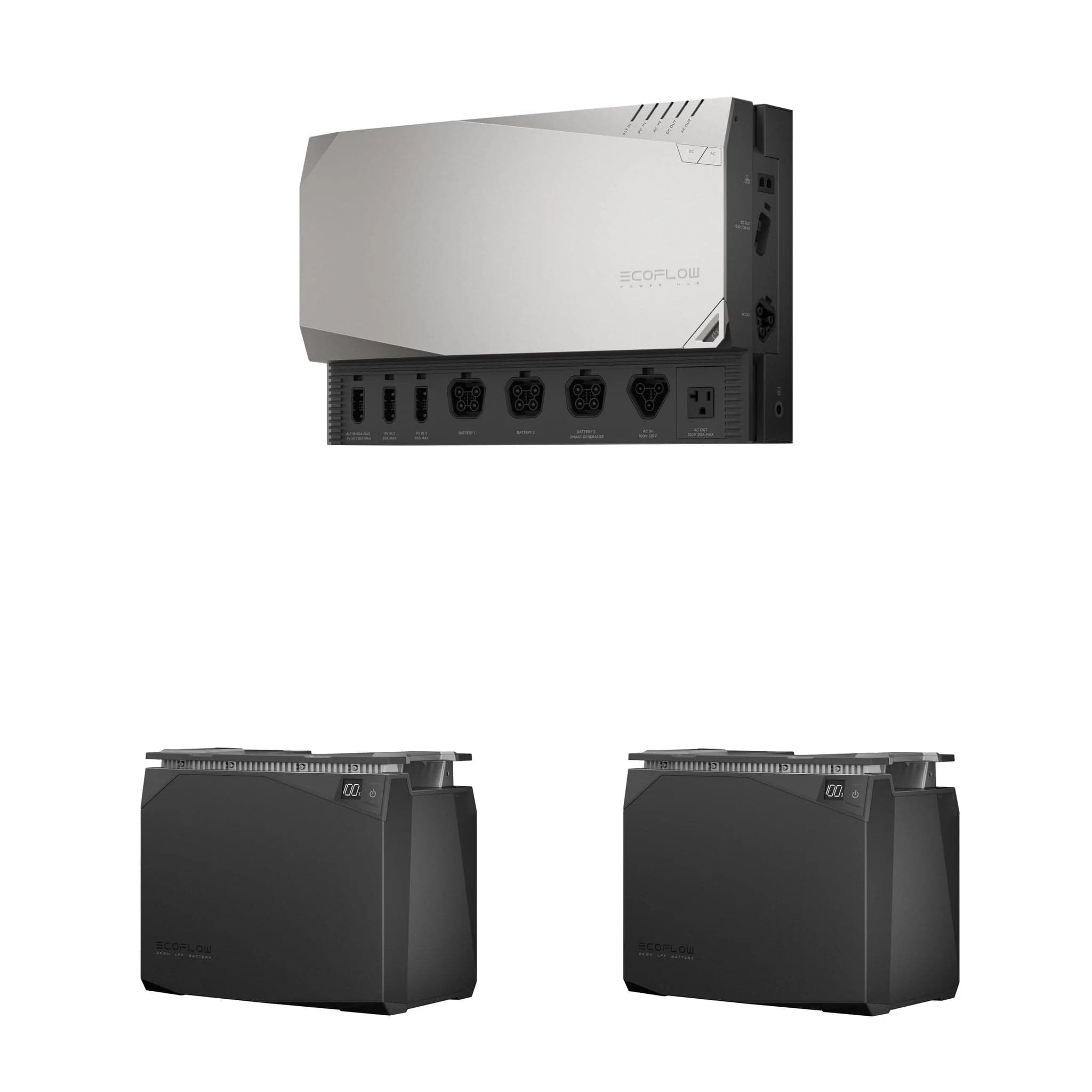 EcoFlow 2x 5kWh LFP Battery + 1x Power Hub Get Set Power Kit