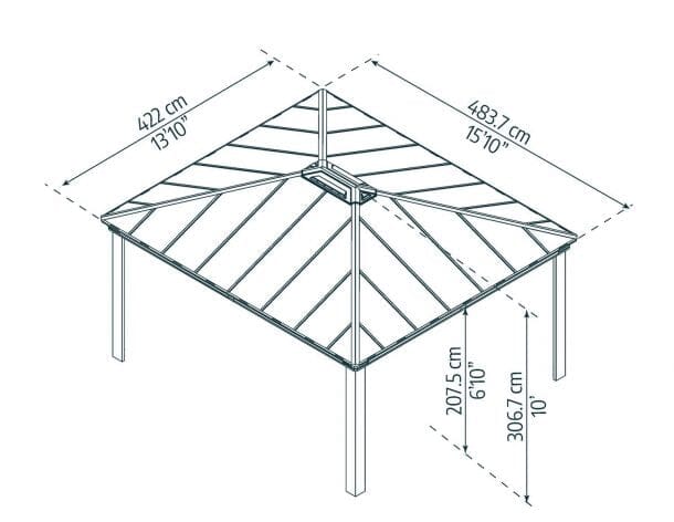 Palram - Canopia | Colorado 14' Carport - Image 9