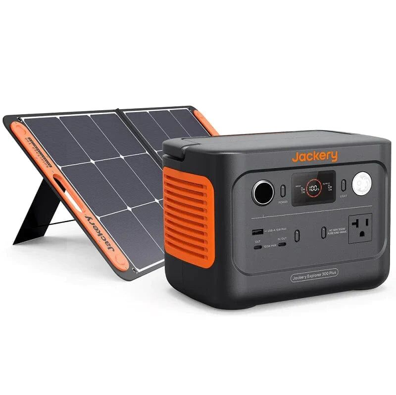 Jackery Explorer 300 Plus Solar Generator With SolarSaga 100W