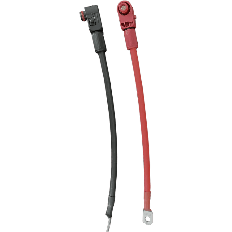 RUIXU 4AWG Cable-5/16” Lugs + Pluggable Battery Pole Connector -Black and Red - Image 2