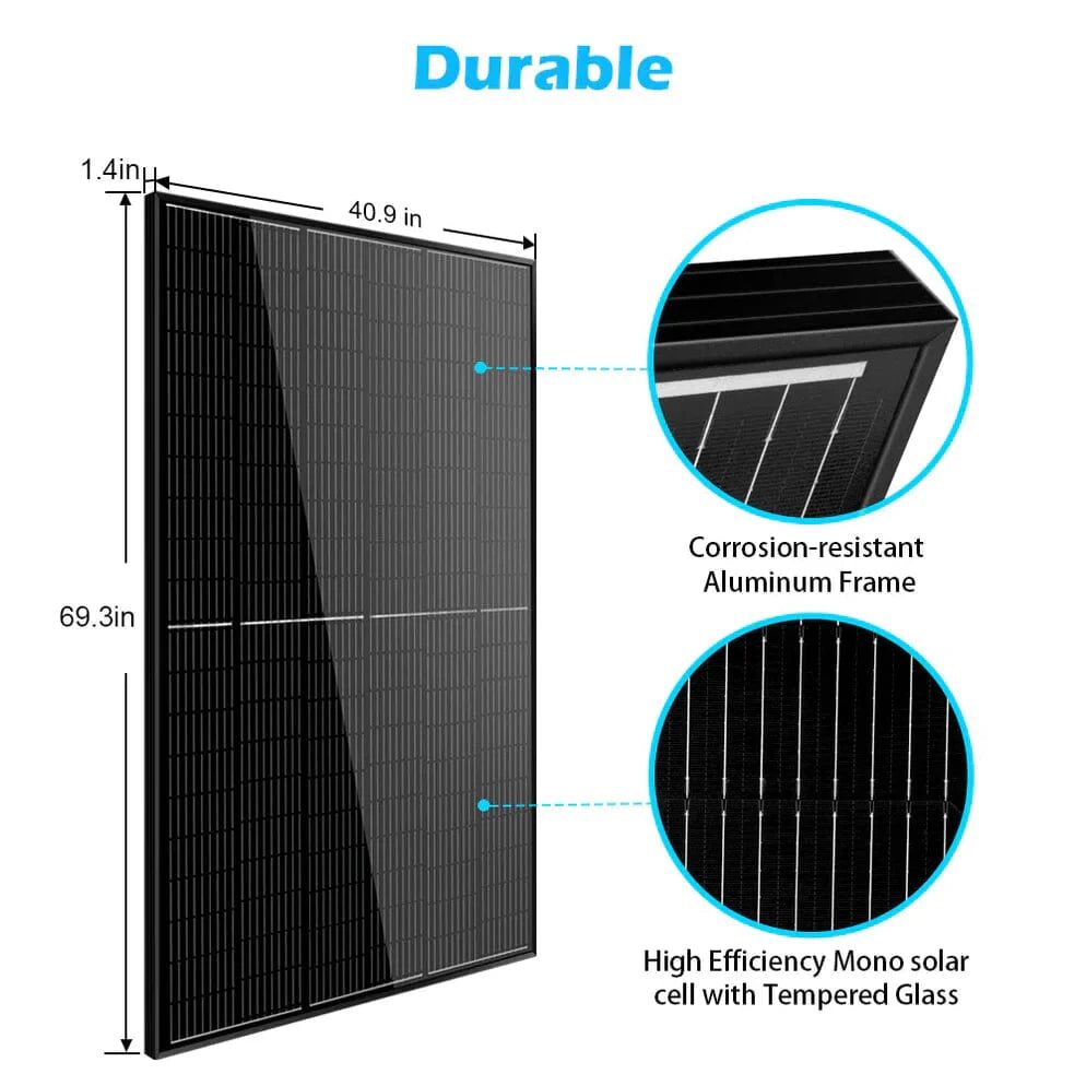SunGoldPower 370W Mono Black PERC Solar Panel - Image 3