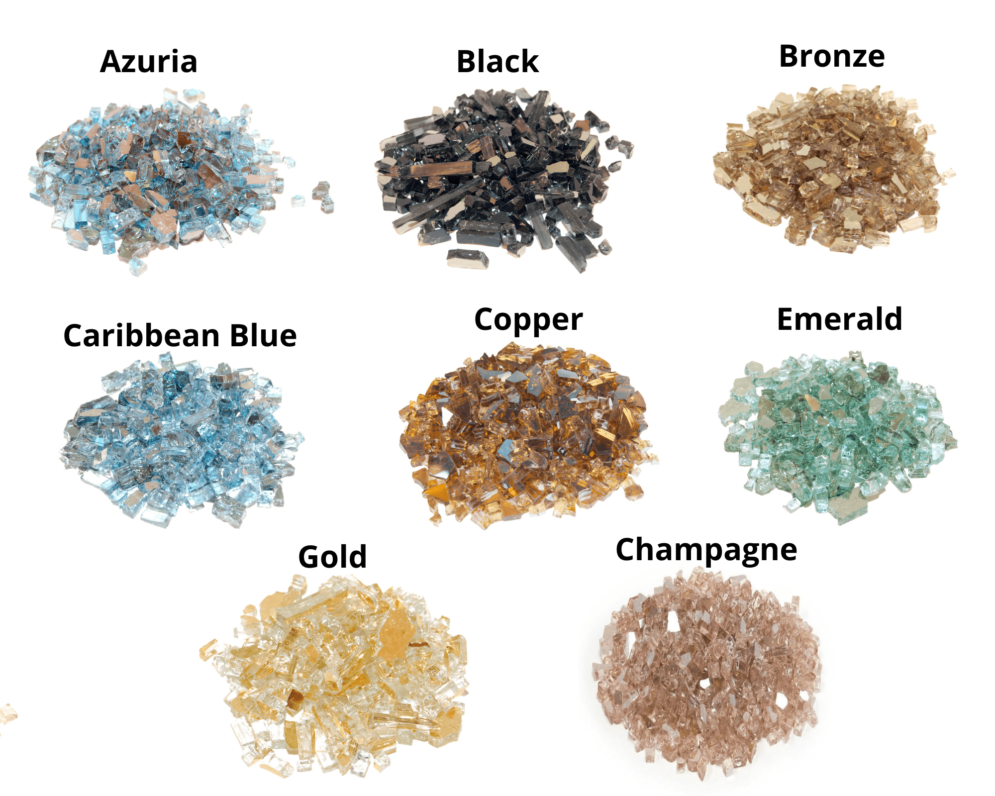 AFD Reflective Fire Glass