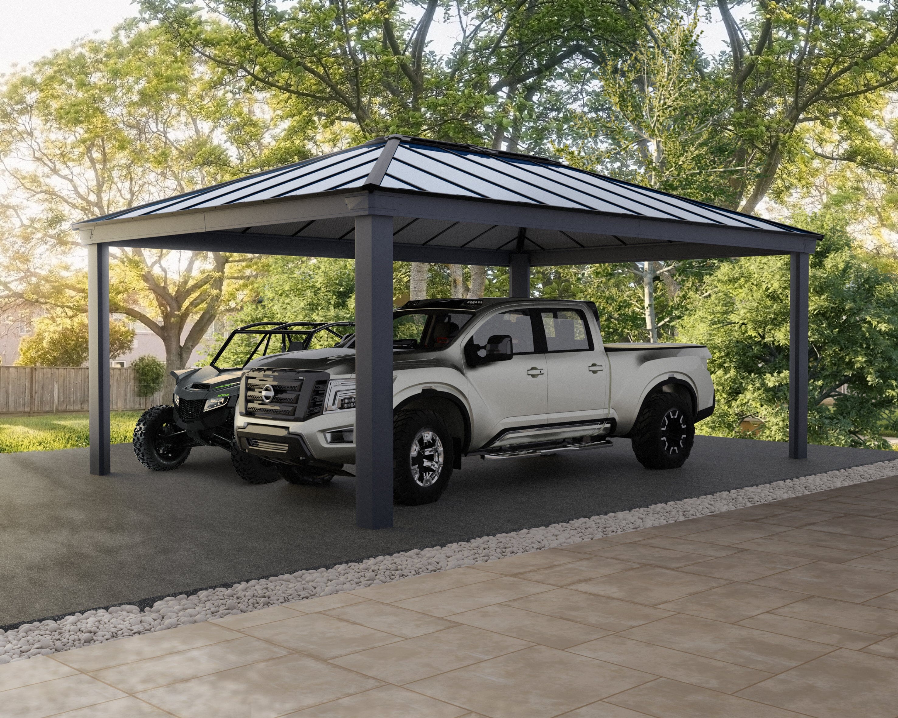 Palram - Canopia | Colorado 14' Carport - Image 3