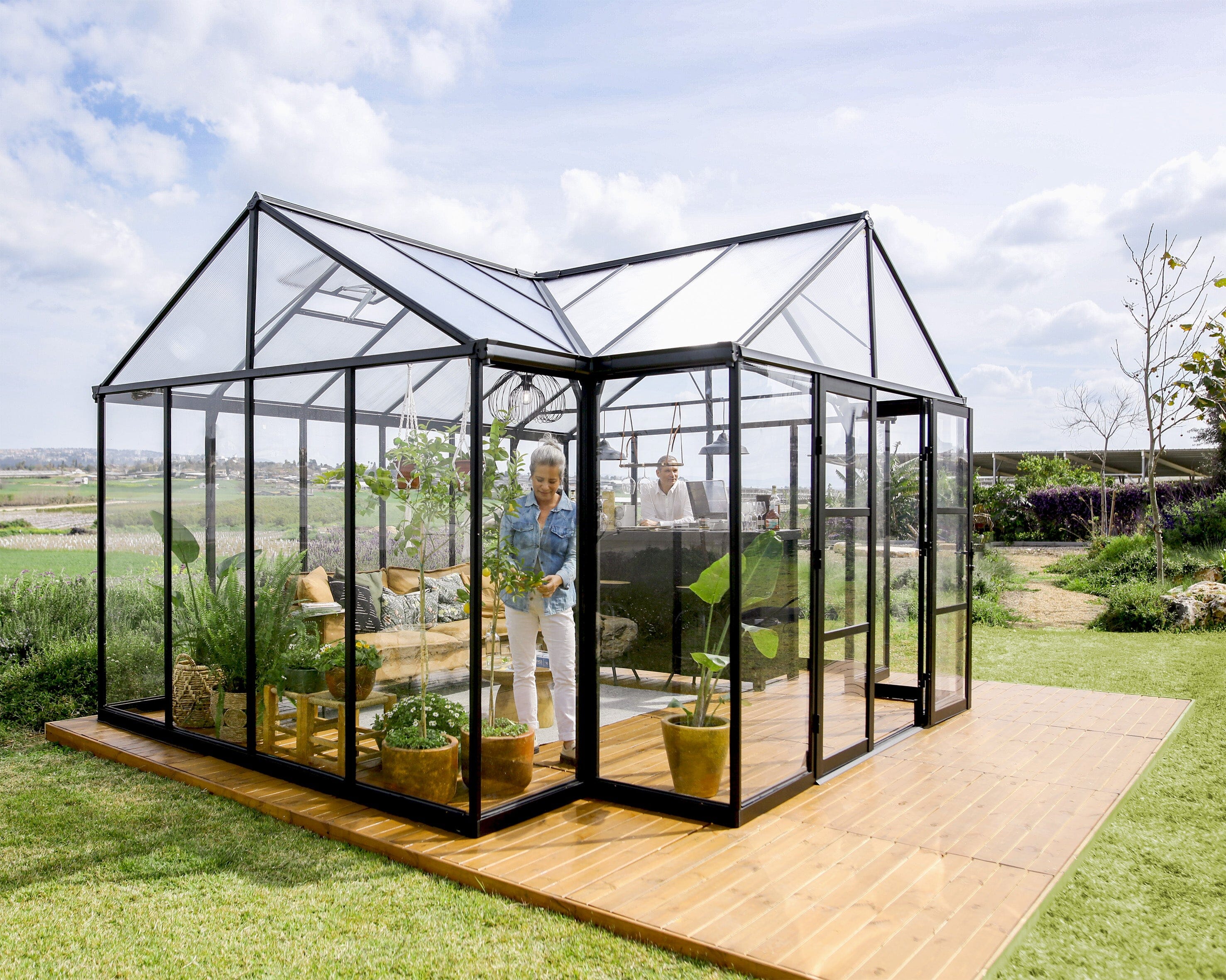 Palram - Canopia | Triomphe Chalet 12' x 15' Greenhouse - Image 3