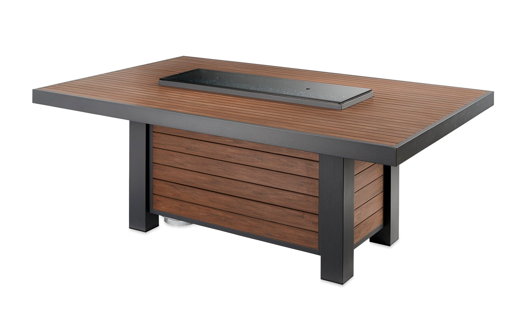 The Outdoor GreatRoom Kenwood Linear Gas Fire Pit Dining Table / KW-1242-K - Image 4