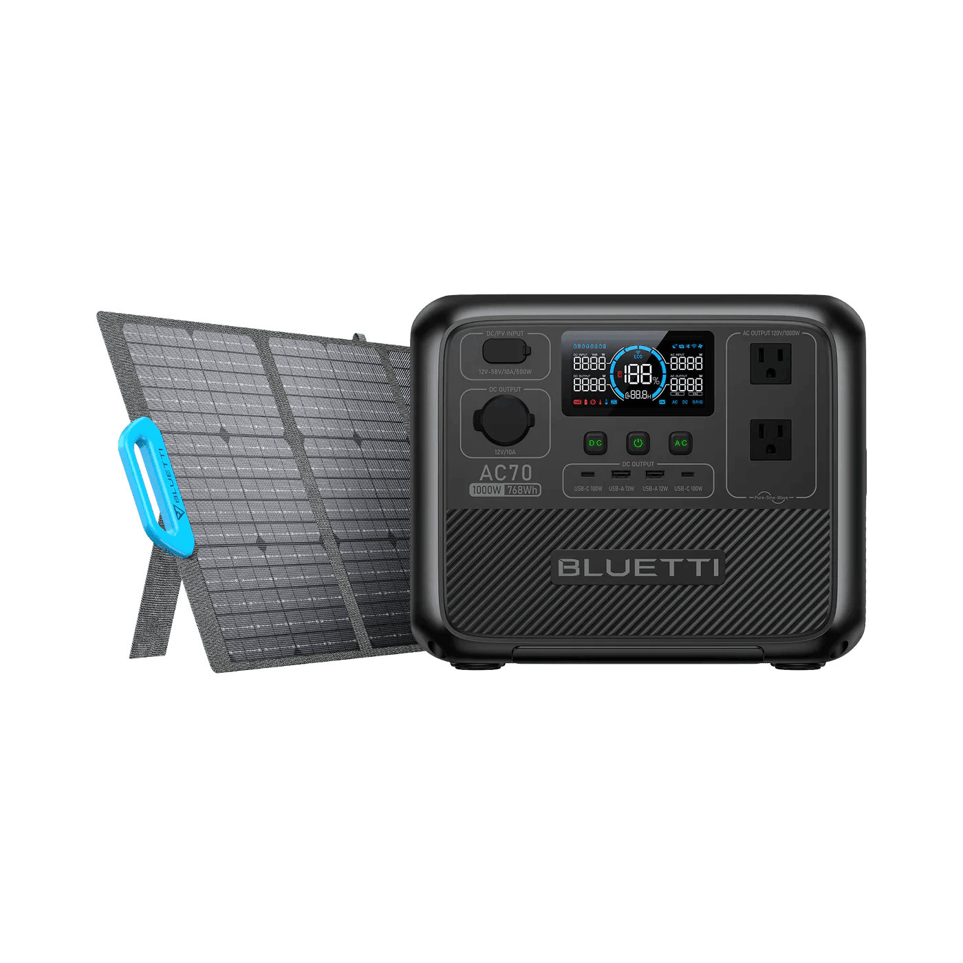 Bluetti AC70 Portable Power Station | 1000W 768Wh - Image 7