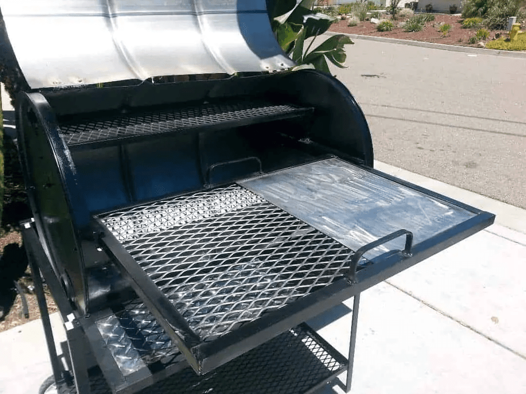Moss Grills Single Barrel All-In-One Custom BBQ Grill / #105 - Image 2