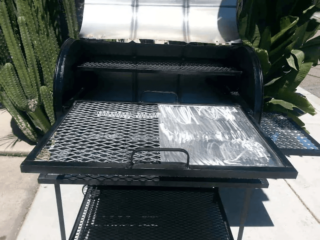 Moss Grills Single Barrel All-In-One Custom BBQ Grill / #105 - Image 3