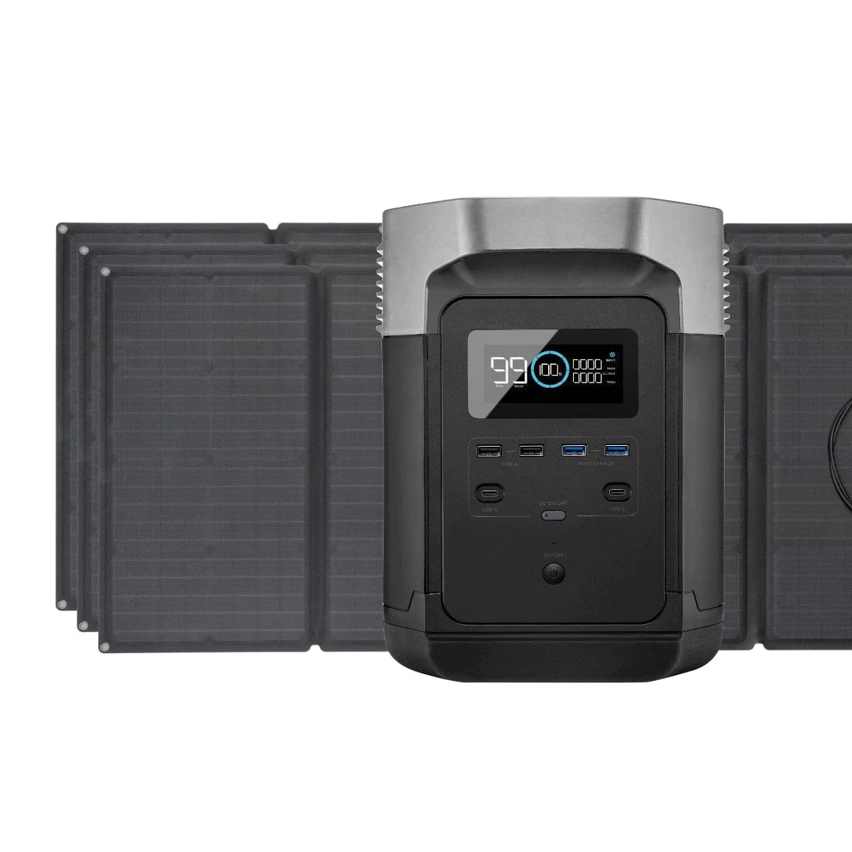 EcoFlow Delta 1300 + 3x 160W Solar Panel Solar Generator Kit