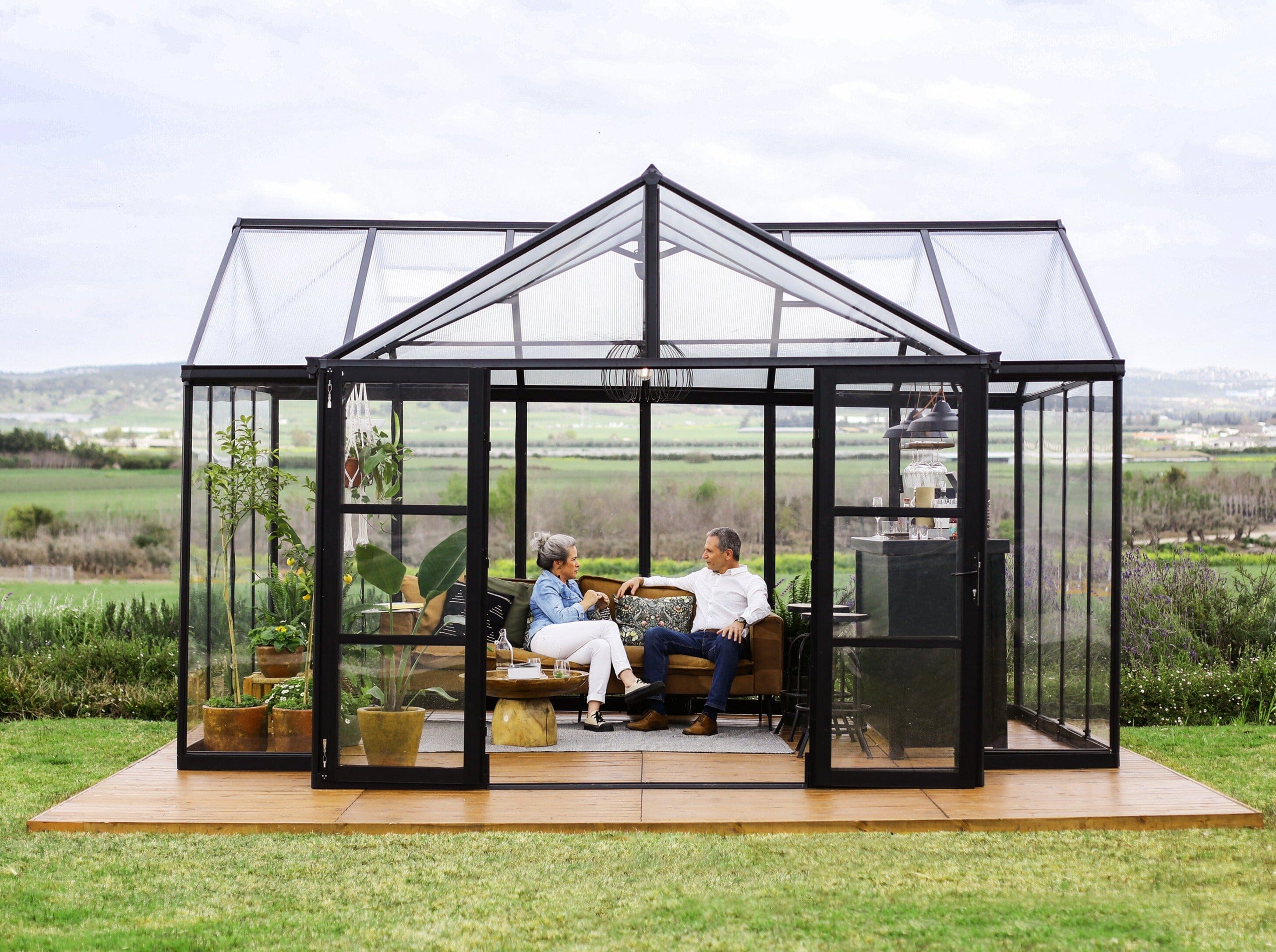 Palram - Canopia | Triomphe Chalet 12' x 15' Greenhouse - Image 2