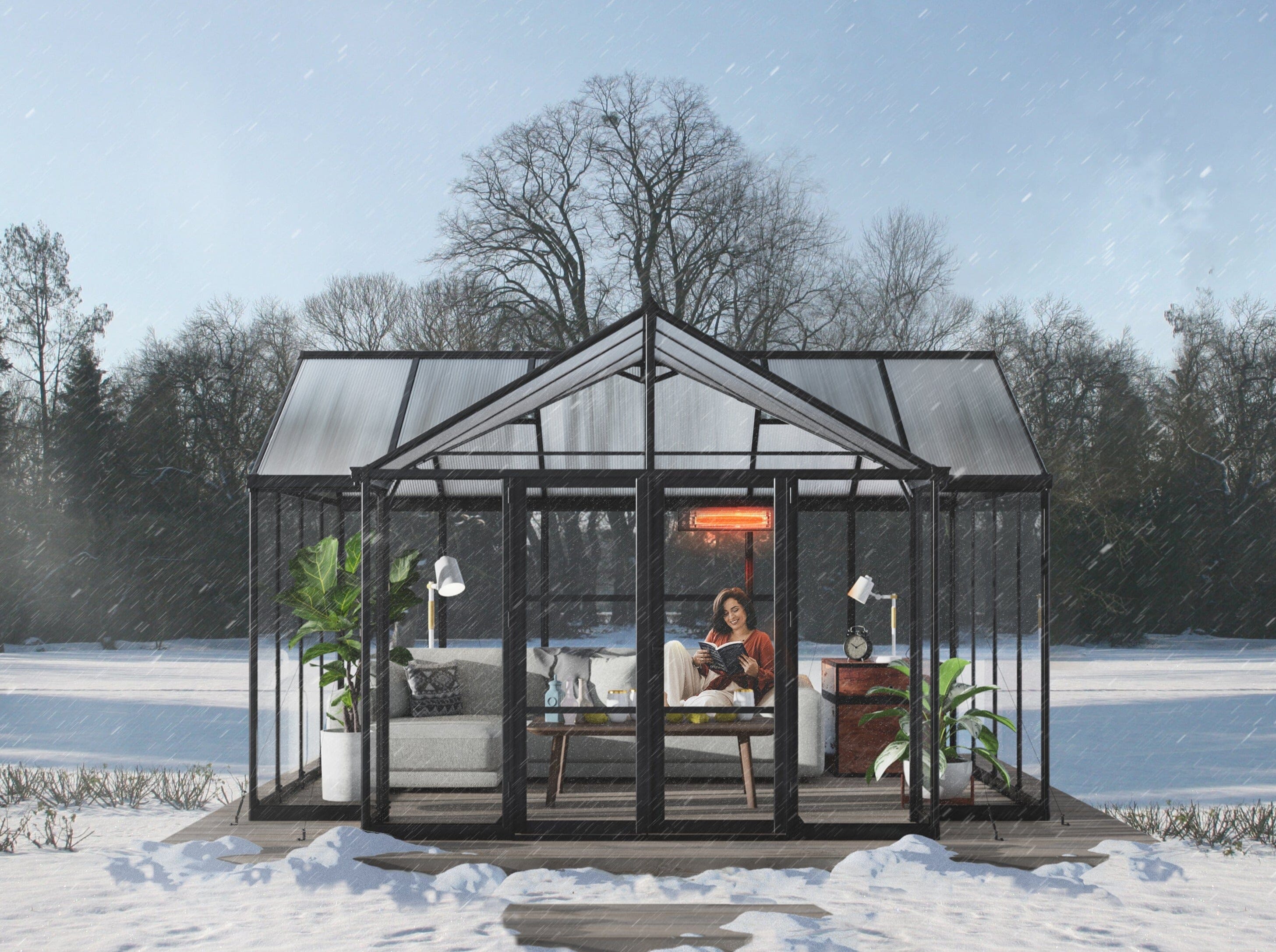 Palram - Canopia | Triomphe Chalet 12' x 15' Greenhouse