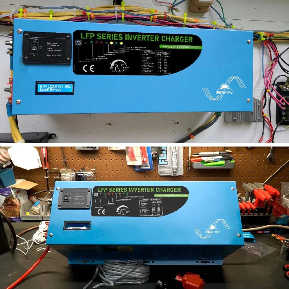 SunGoldPower 4000W DC 12V Pure Sine Wave Inverter with Charger - Image 5