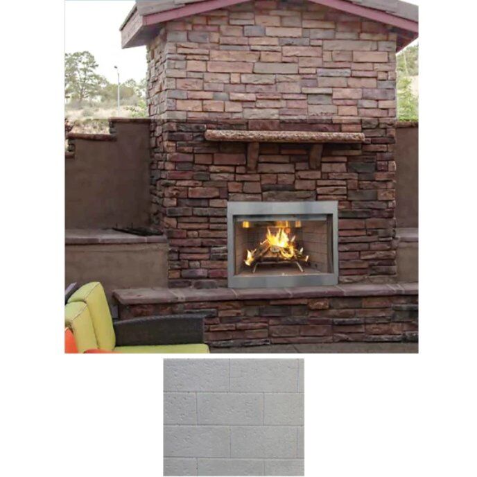 Superior 42" WRE3042 Outdoor Radiant Wood Burning Fireplace - Image 2