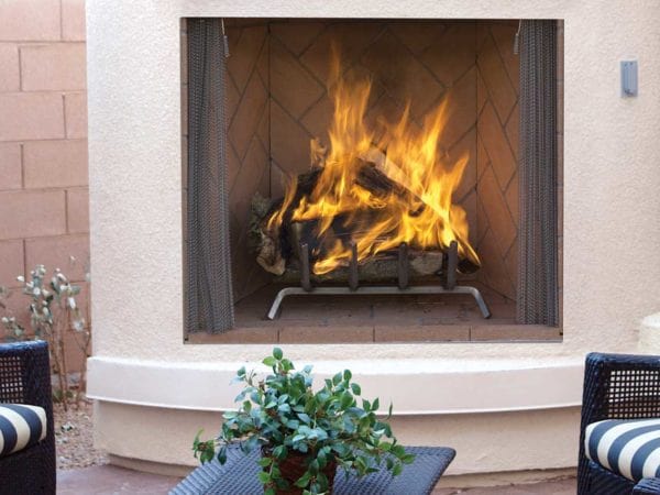 Superior WRE6036 36" Outdoor Wood Burning Fireplace (Interior sold separately) - WRE6036
