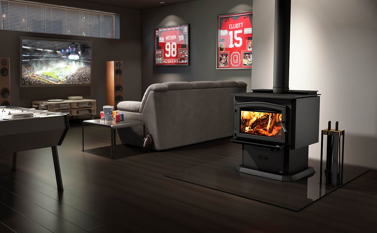 Osburn 3500 Wood Stove With Blower - OB03500