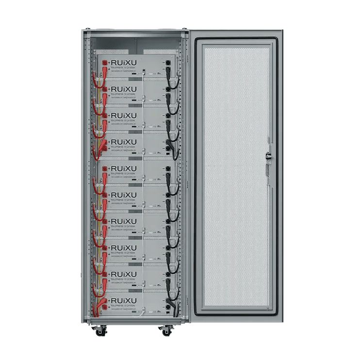 RUIXU 50kWh RUiXU Lithium Batteries Kits | 10 Batteries + 10 slot battery cabinet